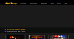 Desktop Screenshot of pinball-dreams.com